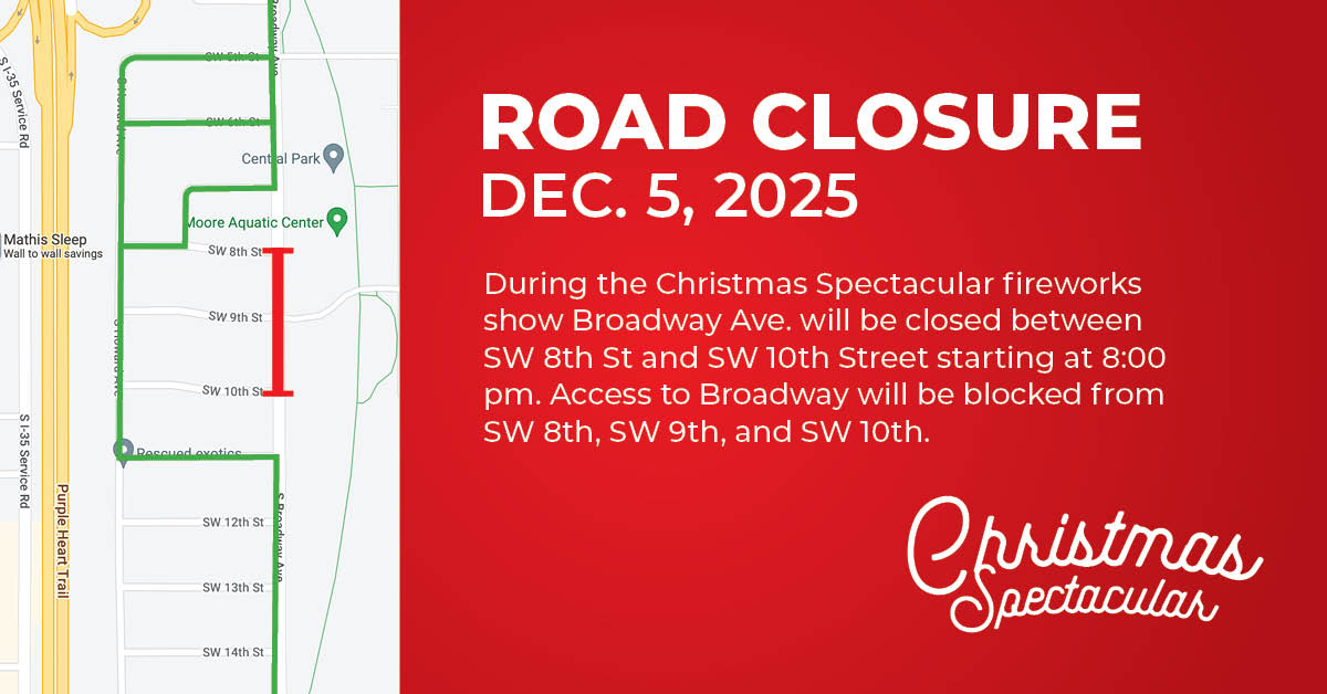 Christmas Spectacular Road Closure 