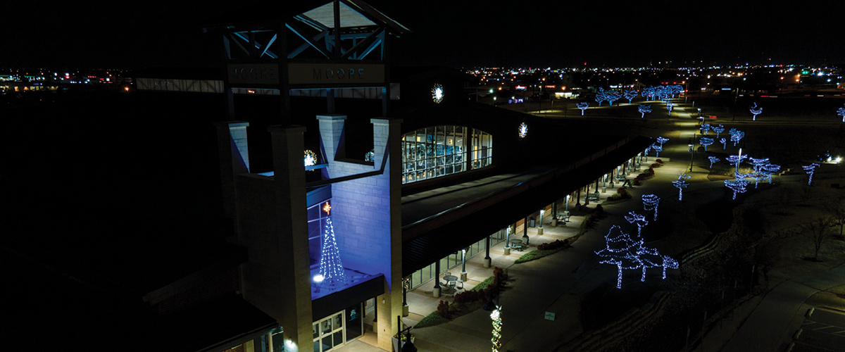 Image of The Station during the holidays.